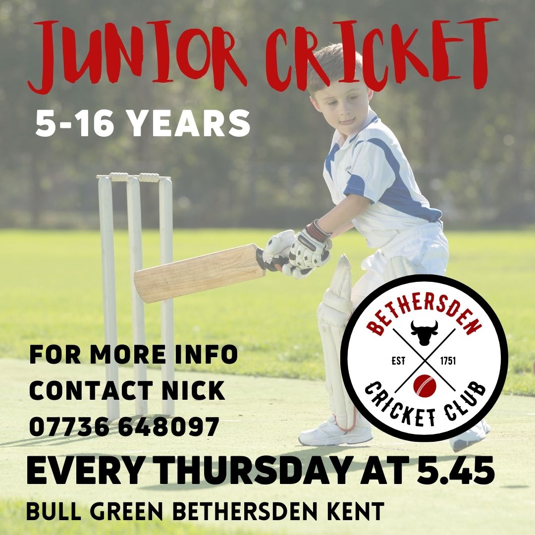 JUNIOR CRICKET IS BACK